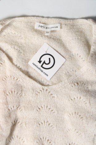 Дамски пуловер Millenium, Размер M, Цвят Бежов, Цена 7,25 лв.