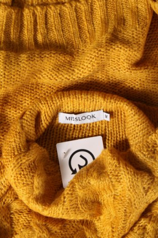 Γυναικείο πουλόβερ Miss Look, Μέγεθος M, Χρώμα Κίτρινο, Τιμή 4,49 €