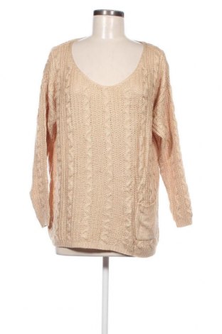 Дамски пуловер Molly Bracken, Размер M, Цвят Бежов, Цена 13,05 лв.
