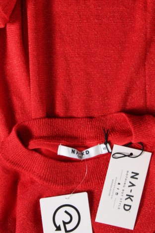 Pulover de femei NA-KD, Mărime XS, Culoare Roșu, Preț 71,55 Lei