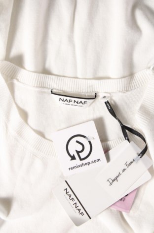 Γυναικείο πουλόβερ Naf Naf, Μέγεθος XL, Χρώμα Λευκό, Τιμή 44,85 €