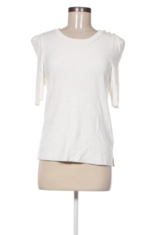 Γυναικείο πουλόβερ Naf Naf, Μέγεθος XL, Χρώμα Λευκό, Τιμή 11,66 €