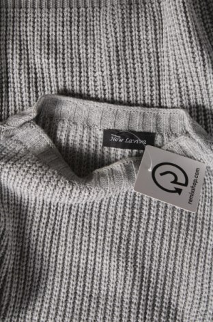 Дамски пуловер New Laviva, Размер S, Цвят Сив, Цена 21,75 лв.