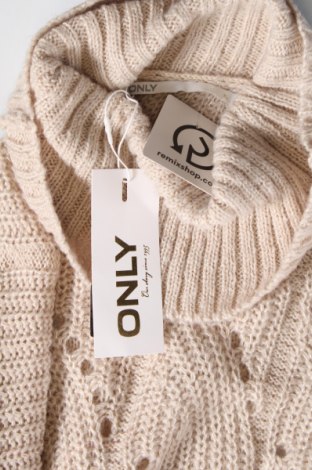 Дамски пуловер ONLY, Размер XL, Цвят Бежов, Цена 16,20 лв.