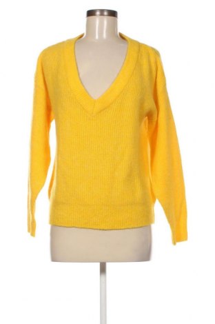 Дамски пуловер Pieces, Размер S, Цвят Жълт, Цена 15,12 лв.