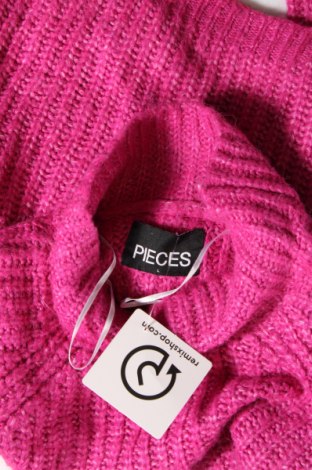 Γυναικείο πουλόβερ Pieces, Μέγεθος L, Χρώμα Ρόζ , Τιμή 4,95 €