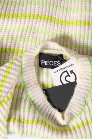 Γυναικείο πουλόβερ Pieces, Μέγεθος L, Χρώμα Πολύχρωμο, Τιμή 8,35 €