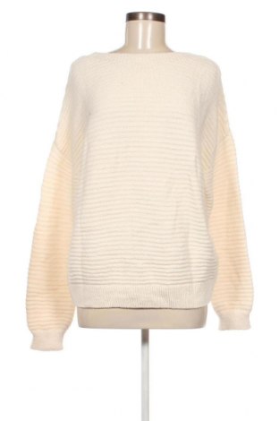 Γυναικείο πουλόβερ Promod, Μέγεθος L, Χρώμα Λευκό, Τιμή 5,38 €
