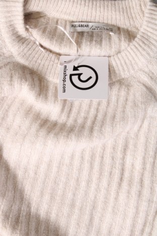 Дамски пуловер Pull&Bear, Размер S, Цвят Бежов, Цена 13,80 лв.