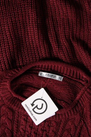 Pulover de femei Pull&Bear, Mărime S, Culoare Roșu, Preț 23,85 Lei