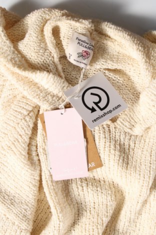 Γυναικείο πουλόβερ Pull&Bear, Μέγεθος S, Χρώμα Εκρού, Τιμή 5,00 €