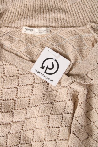 Дамски пуловер Pull&Bear, Размер M, Цвят Бежов, Цена 6,09 лв.