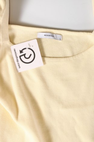 Дамски пуловер Reserved, Размер L, Цвят Жълт, Цена 9,57 лв.