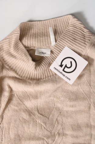 Дамски пуловер S.Oliver, Размер S, Цвят Бежов, Цена 7,25 лв.