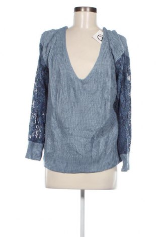 Дамски пуловер SHEIN, Размер XL, Цвят Син, Цена 6,67 лв.
