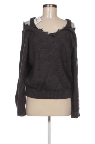 Γυναικείο πουλόβερ SHEIN, Μέγεθος 3XL, Χρώμα Γκρί, Τιμή 4,31 €