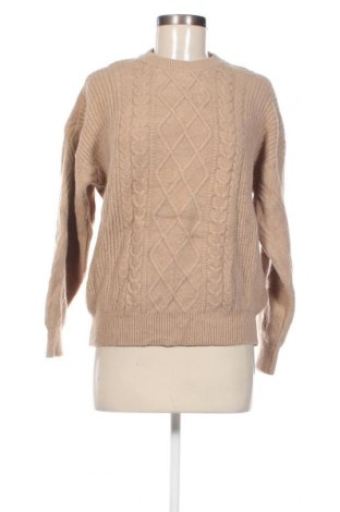 Дамски пуловер SHEIN, Размер M, Цвят Бежов, Цена 13,05 лв.