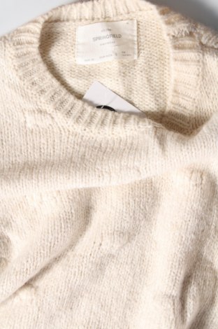 Γυναικείο πουλόβερ Springfield, Μέγεθος S, Χρώμα Εκρού, Τιμή 6,68 €