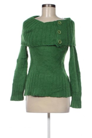 Дамски пуловер Steps Basics, Размер M, Цвят Зелен, Цена 6,00 лв.