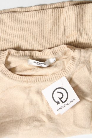 Дамски пуловер Sweewe, Размер L, Цвят Бежов, Цена 11,89 лв.