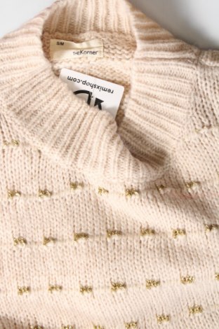 Дамски пуловер The Korner, Размер S, Цвят Бежов, Цена 8,70 лв.