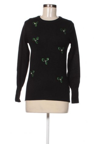 Дамски пуловер Tom Tailor, Размер XS, Цвят Черен, Цена 14,08 лв.