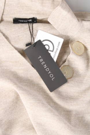 Pulover de femei Trendyol, Mărime S, Culoare Bej, Preț 85,85 Lei
