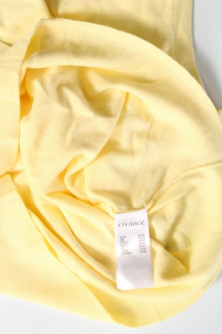 Дамски пуловер Vivance, Размер S, Цвят Жълт, Цена 11,50 лв.