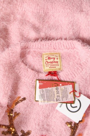 Damski sweter With Love, Rozmiar XL, Kolor Różowy, Cena 38,01 zł