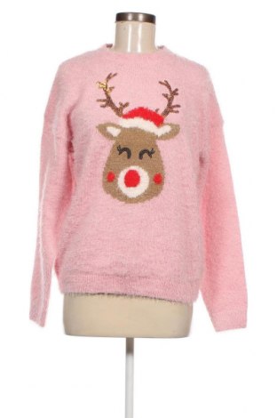 Γυναικείο πουλόβερ With Love, Μέγεθος XL, Χρώμα Ρόζ , Τιμή 7,82 €