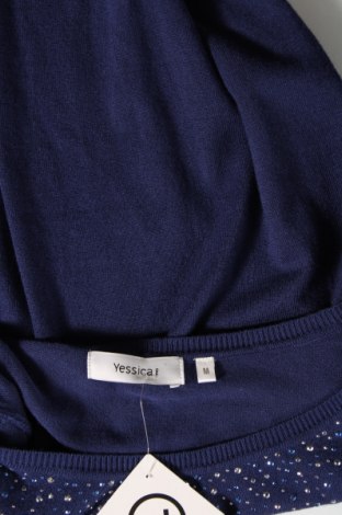 Дамски пуловер Yessica, Размер M, Цвят Син, Цена 13,92 лв.