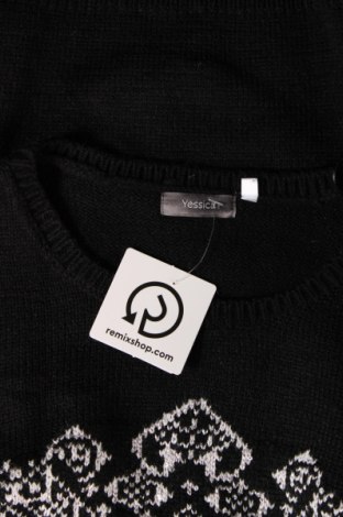 Дамски пуловер Yessica, Размер S, Цвят Черен, Цена 9,28 лв.