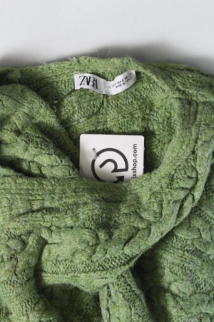 Női pulóver Zara, Méret S, Szín Zöld, Ár 5 074 Ft