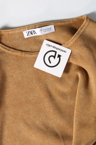 Дамски пуловер Zara, Размер M, Цвят Кафяв, Цена 9,80 лв.