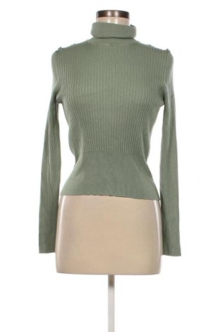 Дамски пуловер Zara, Размер L, Цвят Зелен, Цена 13,00 лв.