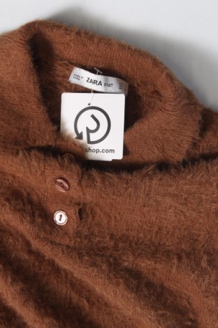 Дамски пуловер Zara, Размер S, Цвят Бежов, Цена 30,30 лв.