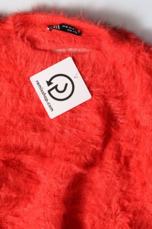 Pulover de femei Zara, Mărime M, Culoare Roșu, Preț 65,79 Lei