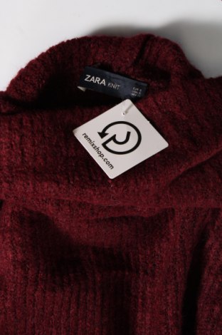 Дамски пуловер Zara, Размер M, Цвят Червен, Цена 11,60 лв.