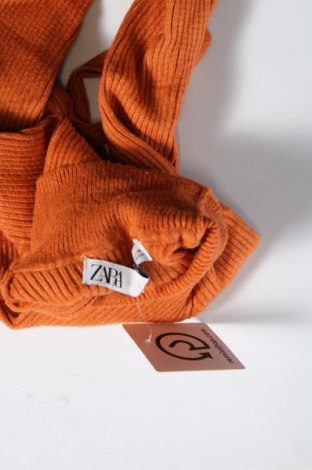 Дамски пуловер Zara, Размер S, Цвят Оранжев, Цена 8,40 лв.
