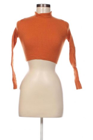 Дамски пуловер Zara, Размер S, Цвят Оранжев, Цена 6,80 лв.