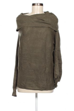 Дамски пуловер Zara Knitwear, Размер L, Цвят Зелен, Цена 9,00 лв.