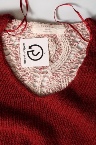 Női pulóver Zara Knitwear, Méret S, Szín Piros, Ár 7 605 Ft