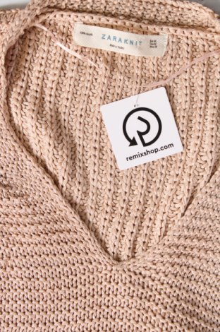 Damenpullover Zara Knitwear, Größe M, Farbe Beige, Preis 13,92 €