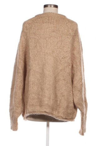 Дамски пуловер Zara Knitwear, Размер L, Цвят Бежов, Цена 10,60 лв.