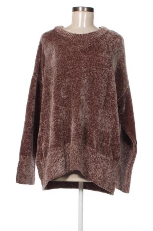 Дамски пуловер Zara Knitwear, Размер L, Цвят Кафяв, Цена 10,40 лв.
