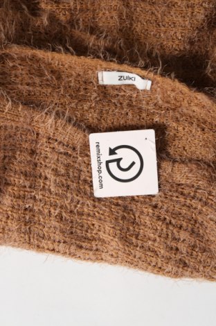 Дамски пуловер Zuiki, Размер S, Цвят Кафяв, Цена 7,25 лв.
