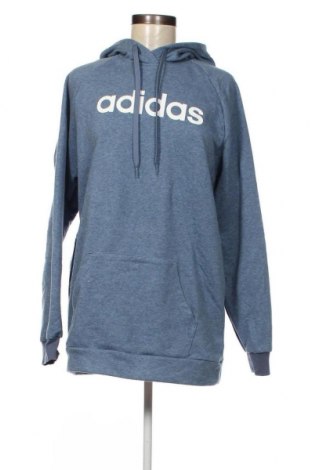 Γυναικείο φούτερ Adidas, Μέγεθος M, Χρώμα Μπλέ, Τιμή 44,12 €