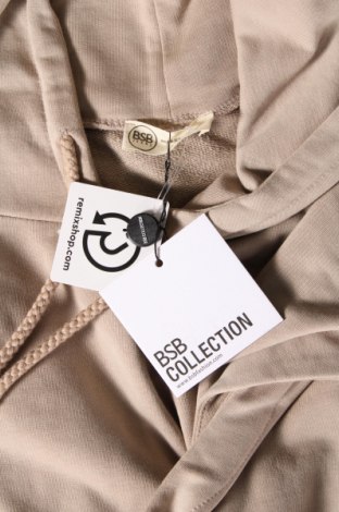 Γυναικείο φούτερ BSB, Μέγεθος S, Χρώμα  Μπέζ, Τιμή 52,13 €