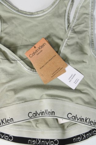 Дамско бельо Calvin Klein, Размер S, Цвят Зелен, Цена 44,25 лв.
