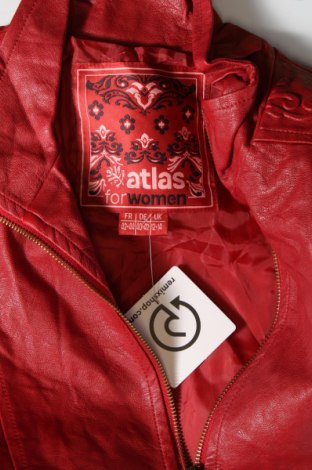 Dámska kožená bunda  Atlas For Women, Veľkosť M, Farba Červená, Cena  27,78 €